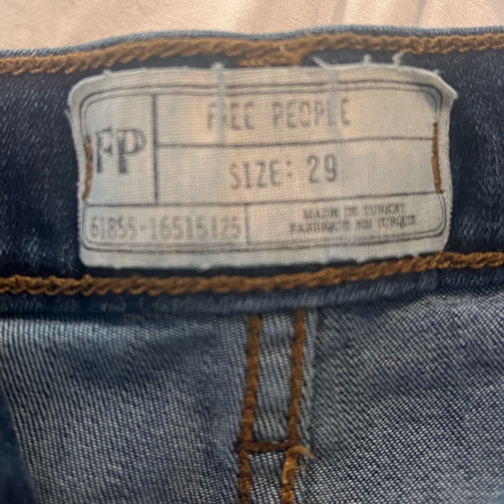 FREE PEOPLE ladies denim skinny jeans ~ side 29 - Picture 3 of 3